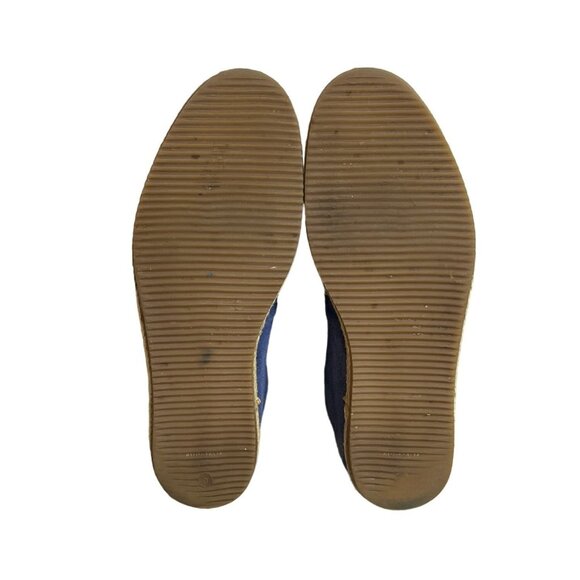 Aquatalia Men\'s Blue Suede Flat Shoes Sz 9M